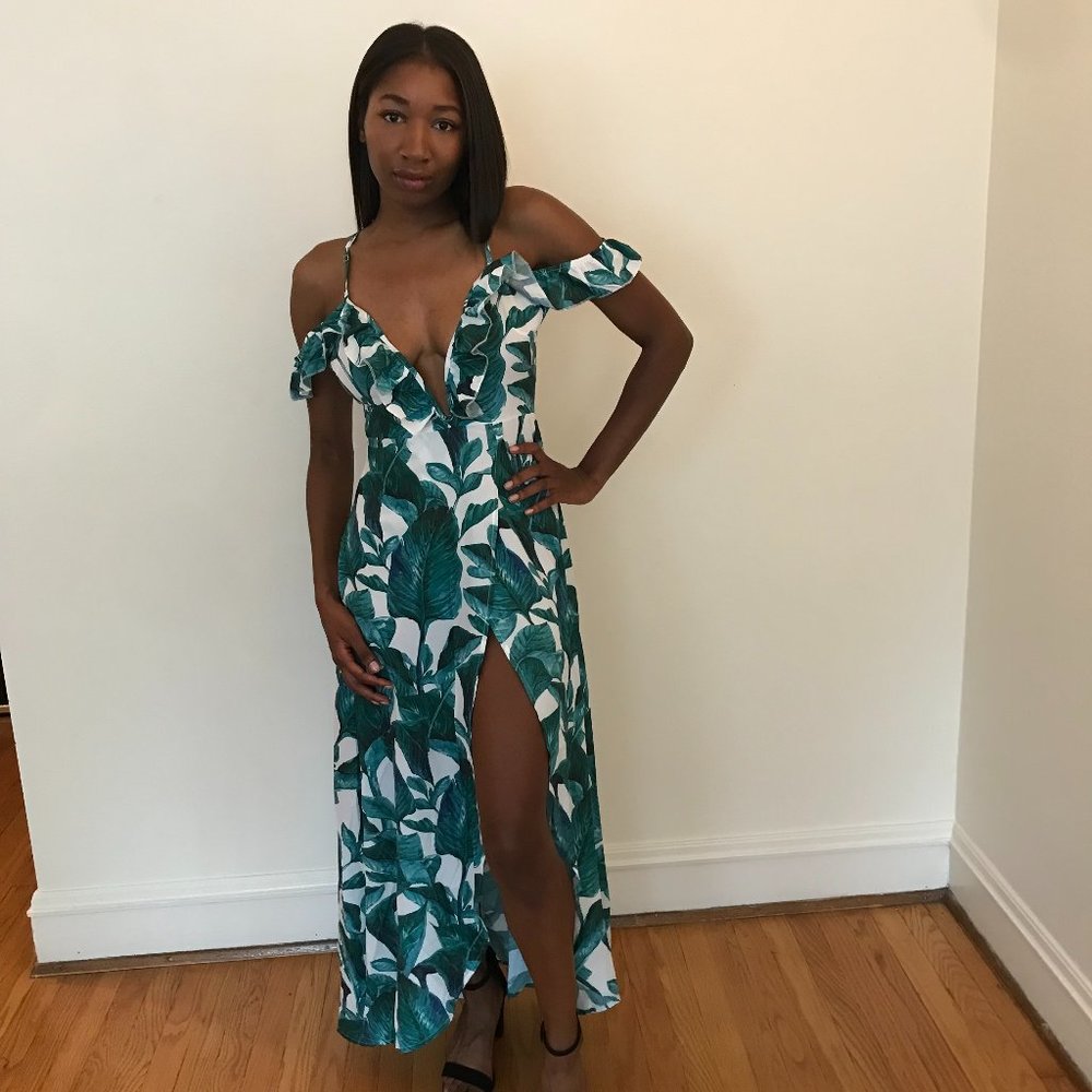 Green Maxi Dress Size Medium